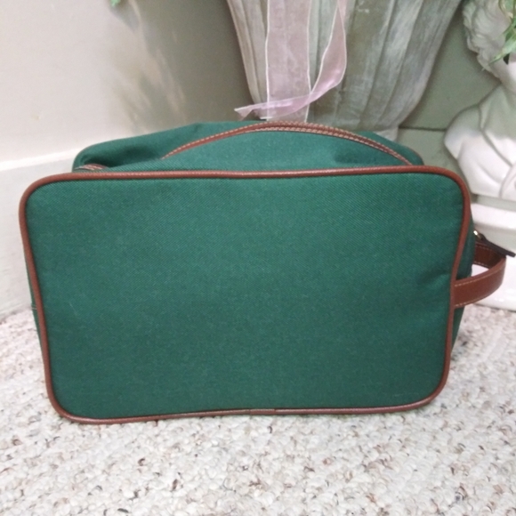 Vintage Men's Polo Ralph Lauren Green Canvas Toiletry Bag - Picture 10 of 10
